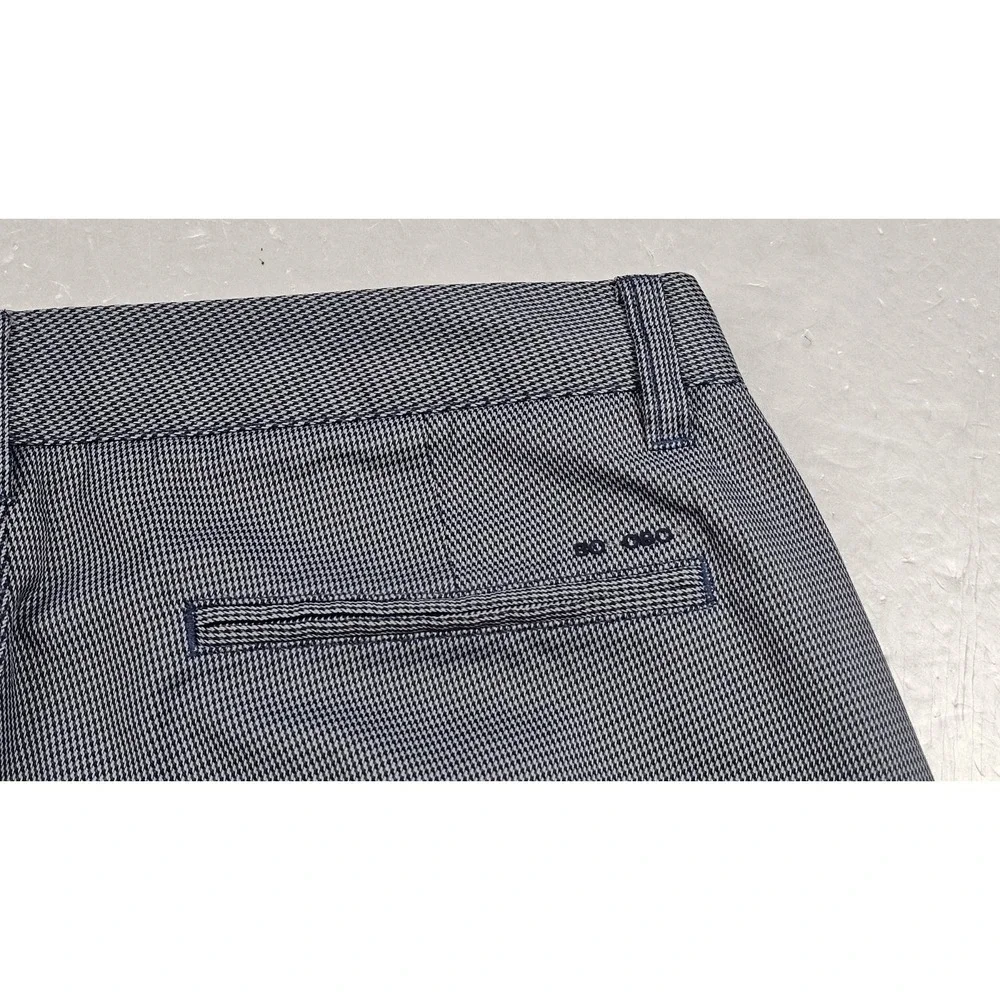 Bonobos Golf Pants Mens 34x30 Highland Tour Athletic Blue Micro Houndstooth